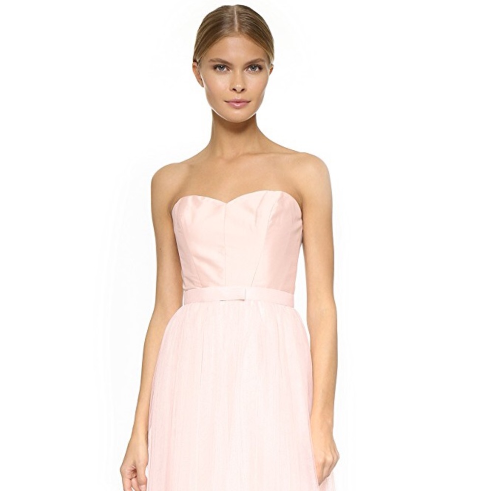 Monique Lhuillier Strapless with Removable Skirt